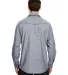 B8255 Burnside - Chambray Long Sleeve Shirt  in Dark denim back view