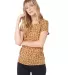 Alternative Apparel 01940E1 Ladies Ideal Vintage T in Leopard front view