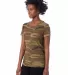 Alternative Apparel 01940E1 Ladies Ideal Vintage T in Camo side view