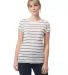 Alternative Apparel 01940E1 Ladies Ideal Vintage T in Eco ivry ink str front view