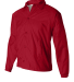 3100 Augusta Sportswear Nylon Coach's Jacket - Lin in Red side view