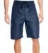 B9301 Burnside Solid Board Shorts in Navy front view