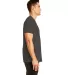 Next Level 6410 Men's Premium Sueded Crew  in Heather charcoal side view