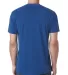 Next Level 6410 Men's Premium Sueded Crew  in Cool blue back view