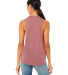 BELLA+CANVAS B8803  Womens Flowy Muscle Tank in Mauve back view