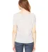 BELLA 8816 Womens Loose T-Shirt in White marble back view