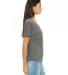 BELLA 8816 Womens Loose T-Shirt in Dp hthr speckled side view
