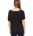 BELLA 8816 Womens Loose T-Shirt in Black speckled back view