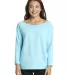 Next Level 6951 Terry Raw-Edge 3/4-Sleeve Raglan in Cancun front view