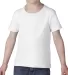 5100P Gildan - Toddler Heavy Cotton T-Shirt in White front view
