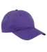 Big Accessories BX880 6-Panel Unstructured Hat in Team purple front view