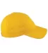 Big Accessories BX880 6-Panel Unstructured Hat in Sunray yellow front view