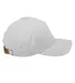 BX034 Big Accessories 5-Panel Brushed Twill Cap in Light grey front view