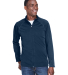 DG420 Devon & Jones Men's Stretch Tech-Shell?Compa in Navy front view