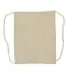 8875 Liberty Bags - Cotton Canvas Drawstring Backp NATURAL back view