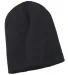 BA519 Big Accessories Slouch Beanie in Black front view