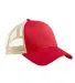 EC7070 econscious Eco Trucker Organic/Recycled in Red/ oyster front view