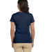 EC3000 econscious Ladies' 4.4 oz., 100% Organic Co in Navy back view