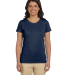 EC3000 econscious Ladies' 4.4 oz., 100% Organic Co in Navy front view