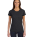 EC3800 econscious Ladies' 4.25 oz., Blended Eco T- in Charcoal/ black front view