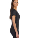 EC3800 econscious Ladies' 4.25 oz., Blended Eco T- in Charcoal/ black side view