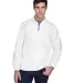 88183 Core 365  Men's Motivate Unlined Lightweight WHITE front view