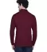 88192 Core 365 Pinnacle  Men's Performance Long Sl BURGUNDY back view