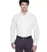 88193 Core 365 Operate  Men's Long Sleeve Twill Sh WHITE front view