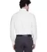 88193 Core 365 Operate  Men's Long Sleeve Twill Sh WHITE back view
