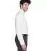 88193 Core 365 Operate  Men's Long Sleeve Twill Sh WHITE side view