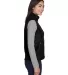 78191 Core 365 Journey  Ladies' Fleece Vest BLACK side view
