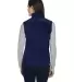 78191 Core 365 Journey  Ladies' Fleece Vest CLASSIC NAVY back view