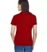 78182 Core 365 Pace  Ladies' Performance Piqué Cr CLASSIC RED back view