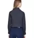 78193 Core 365 Ladies' Operate Long-Sleeve Twill S CARBON back view