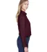 78193 Core 365 Ladies' Operate Long-Sleeve Twill S BURGUNDY side view