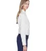 78193 Core 365 Ladies' Operate Long-Sleeve Twill S WHITE side view