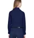 78193 Core 365 Ladies' Operate Long-Sleeve Twill S CLASSIC NAVY back view