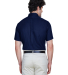 88194 Core 365 Men's Optimum Short-Sleeve Twill Sh in Classic navy back view