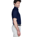 88194 Core 365 Men's Optimum Short-Sleeve Twill Sh in Classic navy side view