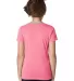 Next Level 3712 The Princess CVC in Neon hthr pink back view