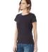 Alternative Apparel 04860C1 Ladies Distressed Vint in Smk gry reactive side view