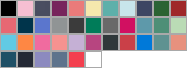 9018 swatch palette