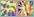 Dyenomite 854BMS Youth Multi-Color Swirl Hooded Sweatshirt - Swatch
